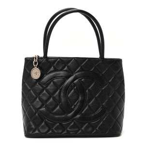 Chanel Caviar Quilted Medallion Tote #241320C19B